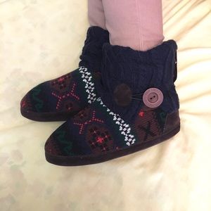 Muk Luks slipper boots (*never worn*)